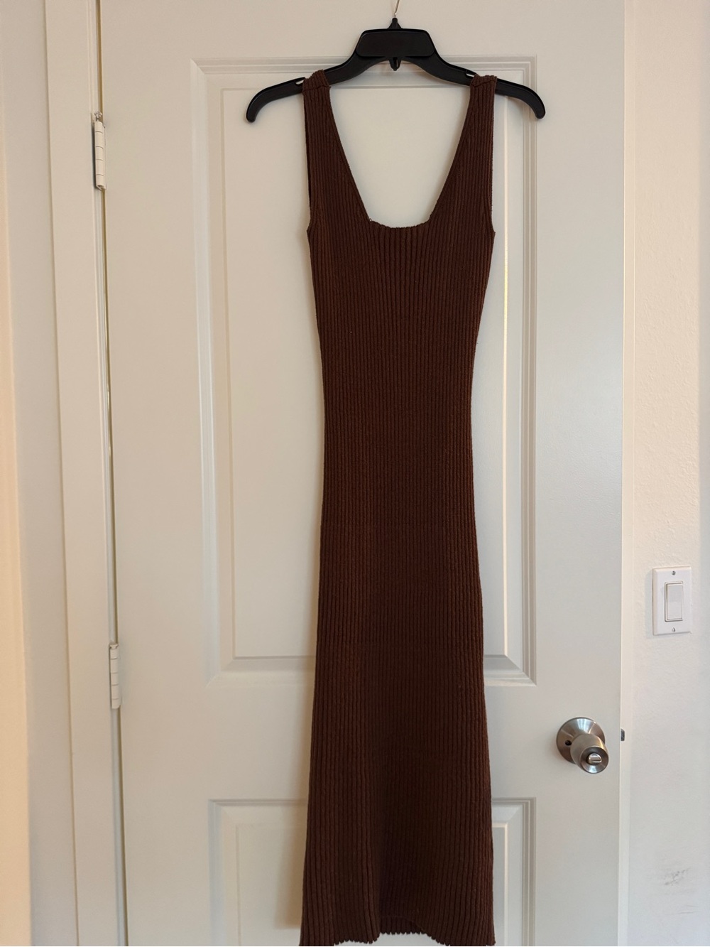 Anthropologie Square Neck Knit Dress